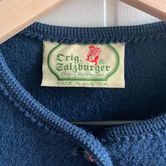 Vintage Trackten Fitted Wool Jacket 1980s - Picture 3 of 7